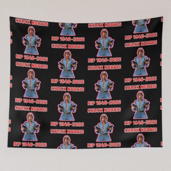Item preview, RIP Chuck Norris designed and sold by WoodburyLake.