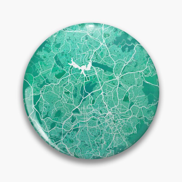 Item preview, Mapa de la ciudad de Belo Horizonte, Minas Gerais, Brasil - Acuarela designed and sold by deMAP.