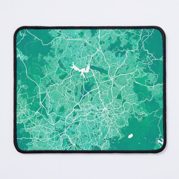 Item preview, Belo Horizonte City Map of Minas Gerais, Brazil - Watercolor designed and sold by deMAP.