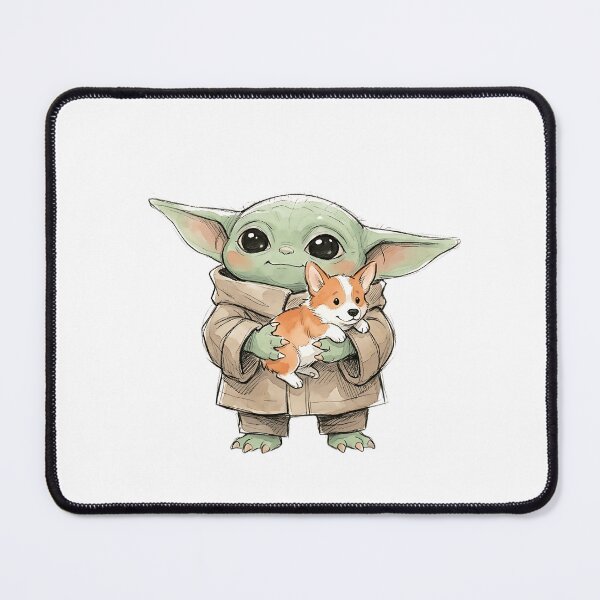 Item preview, BABY YODA CORGI DOG designed and sold by LIS AND MELIVERSO.