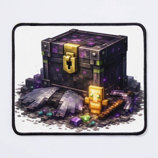 Item preview, Ender Chest Loot – Rare Items 3D Gaming Scene designed and sold by Ana Gómez.