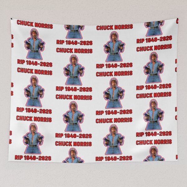 Item preview, RIP Chuck Norris designed and sold by WoodburyLake.