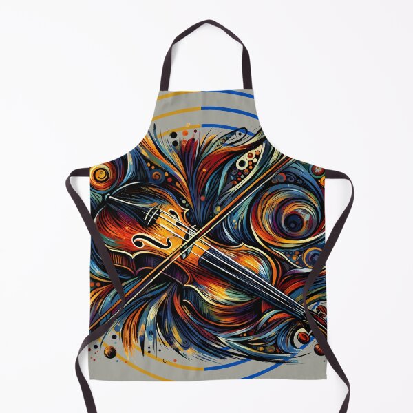 Item preview, Colorful Abstract Violin Art designed and sold by Szpaku desart .