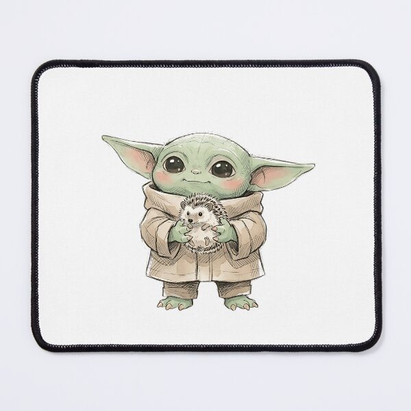 Item preview, BABY YODA AFRICAN HEDGEHOG designed and sold by LIS AND MELIVERSO.