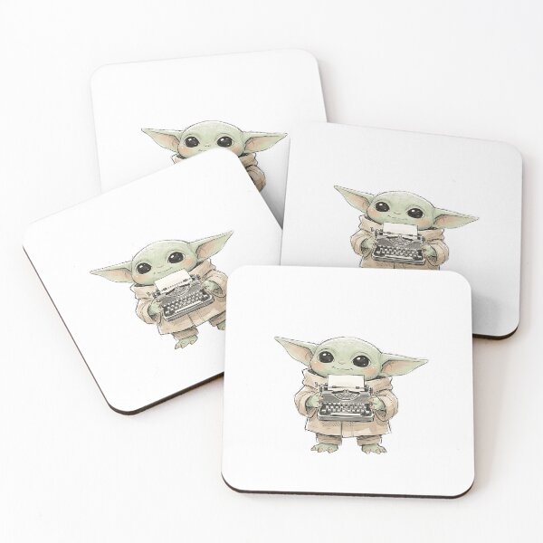 Item preview, BABY YODA TYPEWRITER designed and sold by LIS AND MELIVERSO.