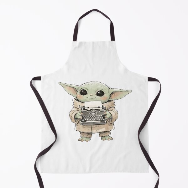 Item preview, BABY YODA TYPEWRITER designed and sold by LIS AND MELIVERSO.