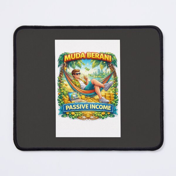 Item preview, Muda Berani Passive Income Sticker – Chill Money Mindset, Financial Freedom, Make Money While You Sleep, Young Entrepreneur Aesthetic designed and sold by Wander Pop Studio.