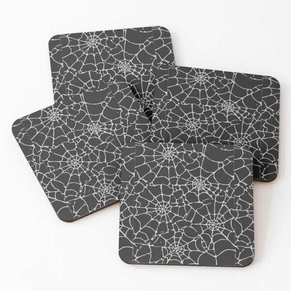 Item preview, Black and White Spider Web Pattern – Gothic Aesthetic designed and sold by destelloacido.