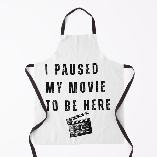 Item preview, I Paused My Movie To Be Here Funny Cinephile Movie Night designed and sold by Ali-printshop.