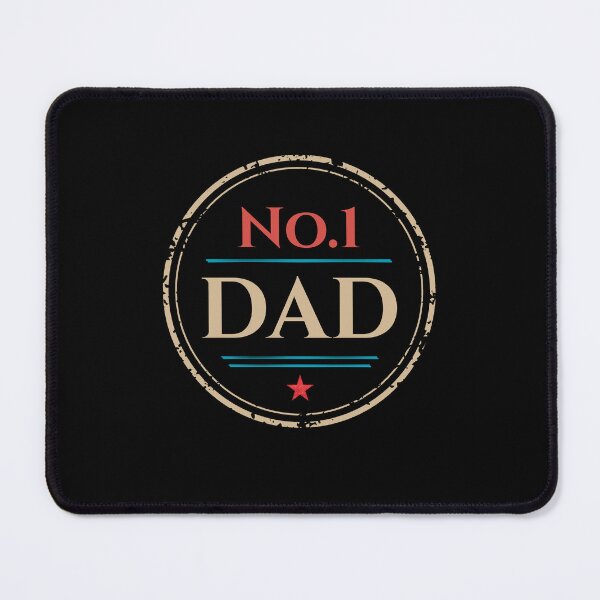 Item preview, No.1 Dad – Vintage Beige Classic Badge designed and sold by MadeByMira.