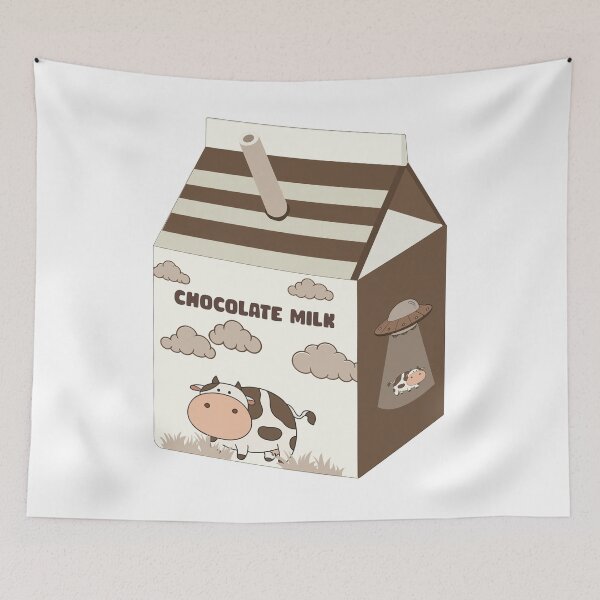 Item preview, chocolate milk carton with cows designed and sold by retrocreations|.