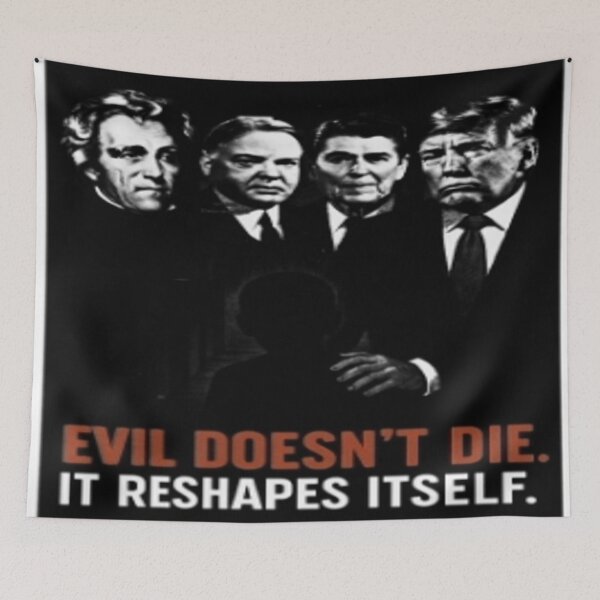 Item preview, Evil Doesn't Die It Reshaps itself- Anti Donald Trump  designed and sold by Cat Haven & Rescue .