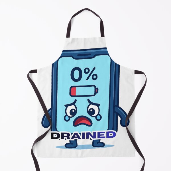 Item preview, Drained Social Battery 0 Percent Introvert Low Energy Sticker designed and sold by LumereAndCoeur.
