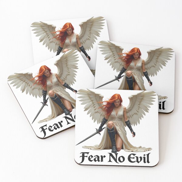 Item preview, Angel Fear No Evil designed and sold by CoverPop.