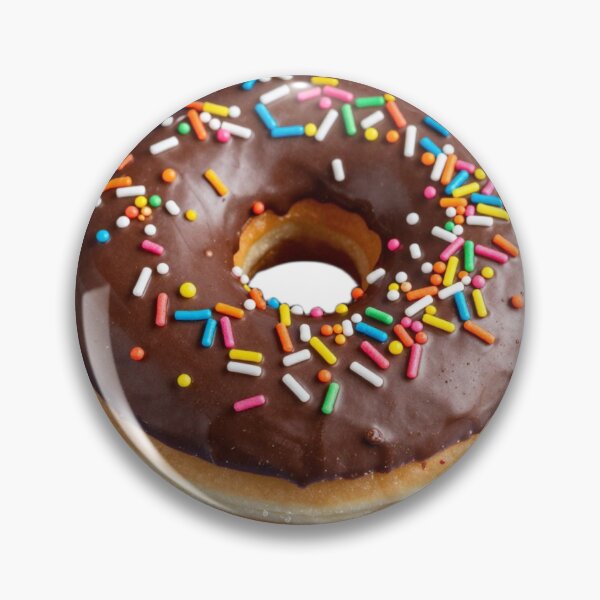 Item preview, Chocolate Doughnut with Sprinkles Sticker designed and sold by Express210.