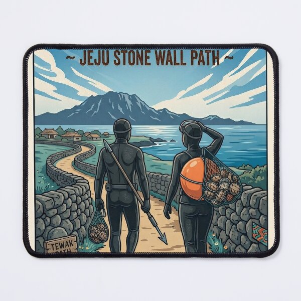 Item preview, Jeju Haenyeo: Tewak Path, Korea's Stone Wall Free Divers designed and sold by KOREA-HAENAM.