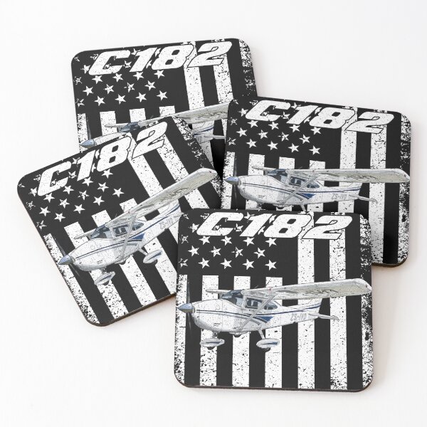 Item preview, C182 Airplane Patriotic Flag Design designed and sold by Emberglowo.