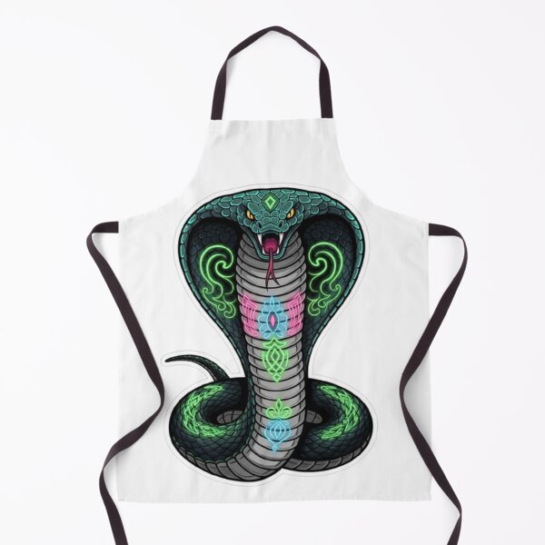 Item preview, Sacred Neon Cobra – Spiritual Snake Chakra Energy Sticker designed and sold by Mojbin.