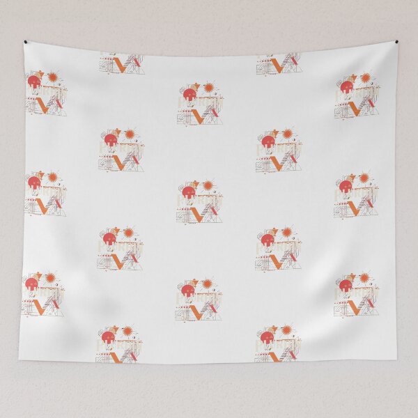 Item preview, PLURHIN – Geometric Abstract Graphic Design designed and sold by Joyfulfabric.