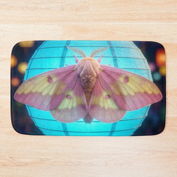 Item preview, Rosy Maple Moth Lights on a Paper Lantern designed and sold by Tridentulus.