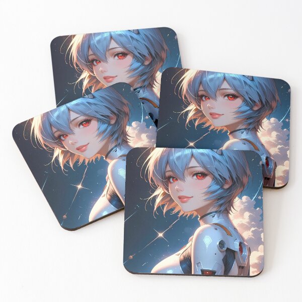 Item preview, Rei Ayanami Neon Genesis Evangelion City Anime Girl Waifu designed and sold by mildaclairmo.