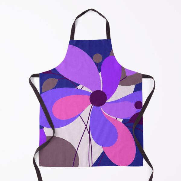 Item preview, Vibrant Abstract Floral Design – Purple Blue Gradient Flower Art designed and sold by joycrysstudio.