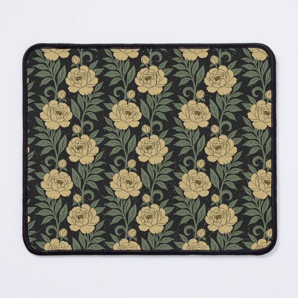 Item preview, Medium scale of Dark Vintage Peony Botanical Floral Vine Repeat Pattern designed and sold by DColourMuse.