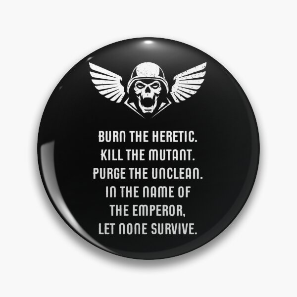 Item preview, Let None Survive Wargaming Miniature Painter Burn The Heretic Kijj The Mutant Purge The Uncloean In The Name Of The Emperor Let None Survive  designed and sold by JacobVarghese.