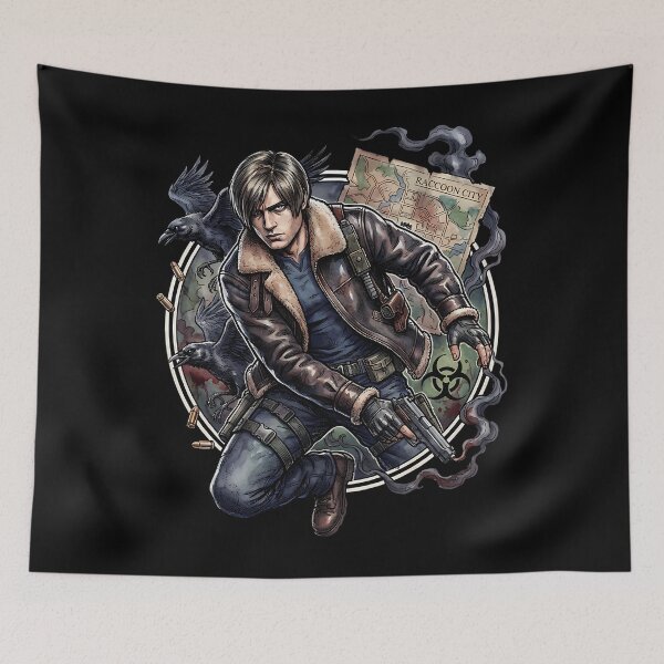 Item preview, Resident Evil 9 Leon Kennedy Dso Operative Full Throttle Grunge designed and sold by JacobVarghese.