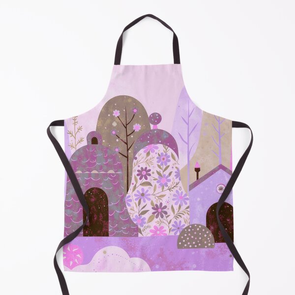 Artikelvorschau, Verspielte Blumendorf-Kunst – Niedliche pastellfarbene Traumstadt-Illustration entworfen und verkauft von joycrysstudio.