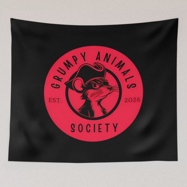 Item preview, The Grumpy Animals Society  Official Pirate Rat Emblem Logo designed and sold by JacobVarghese.
