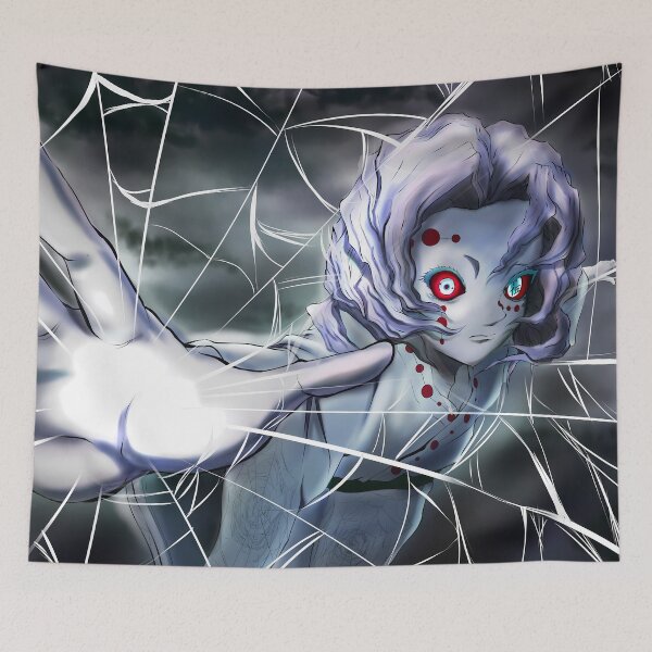 Item preview, Rui Demon Slayer Night Forest Web Scene designed and sold by mildaclairmo.