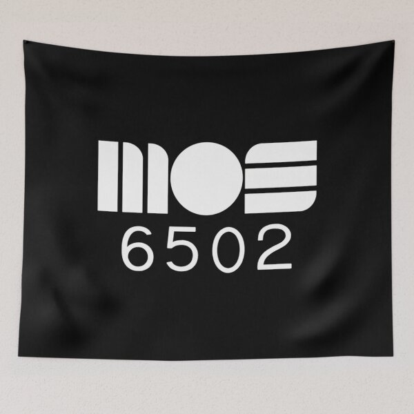 Item preview, Mos 6502 8-Bit Cpu White Logo designed and sold by lumkokololoa.