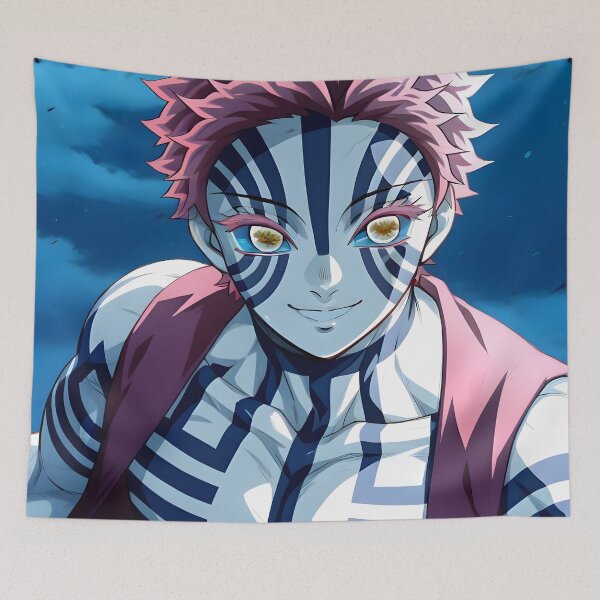 Item preview, Akaza Demon Slayer Night Smile Dash designed and sold by mildaclairmo.