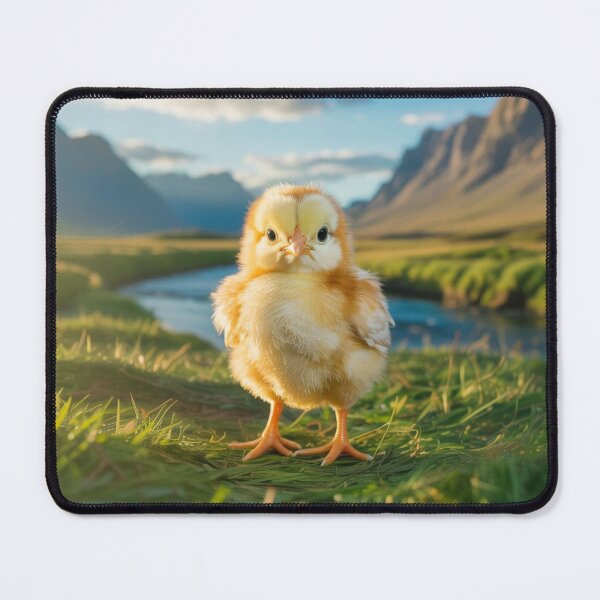 Item preview, Fluffy Chick in the Mountains designed and sold by Brochamorocha.