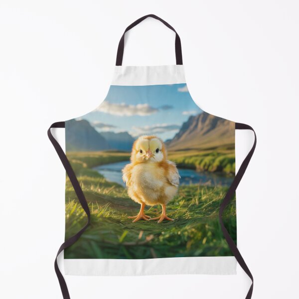 Item preview, Fluffy Chick in the Mountains designed and sold by Brochamorocha.