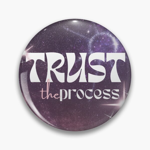 Item preview, Trust the Process Affirmation art, cosmic, galaxy designed and sold by Art by Kristie.