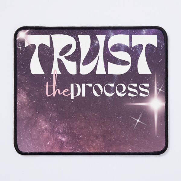 Item preview, Trust the Process Affirmation art, cosmic, galaxy designed and sold by Art by Kristie.