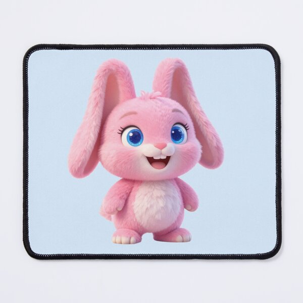 Item preview, Happy Pink Bunny Sticker designed and sold by Express210.
