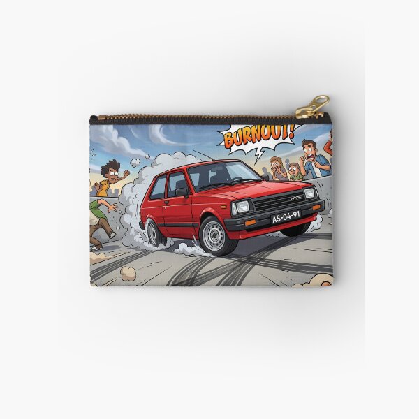 Item preview, Toyota Starlet KP61 Cartoon designed and sold by Racing Art Store.