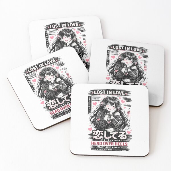 Item preview, Lost in Love – Cute Anime Girl Aesthetic Design designed and sold by ustylelab.
