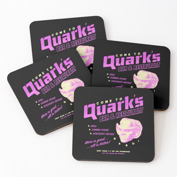 Artikelvorschau, Star More Is Goodf All Is Better Space Nine Come To Quark's Bar Logo Grill Gaming House Holosuite Arcade entworfen und verkauft von JacobVarghese.