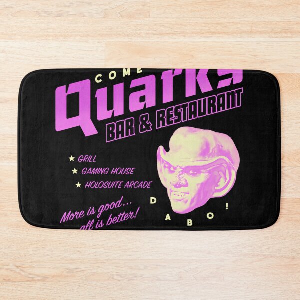 Item preview, Star More Is Goodf All Is Better Space Nine Come To Quark'S Bar Logo Grill Gamming House Holosuite Arcade  designed and sold by JacobVarghese.