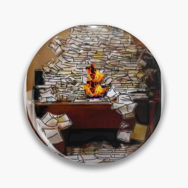 Item preview, Overworked and Burned Out designed and sold by ROSENDE ART HOUSE.