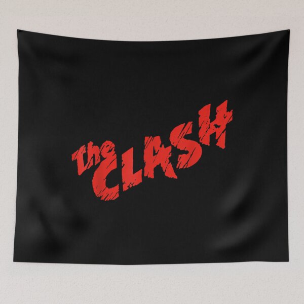 Item preview, The Clash - Scratched Red Logo designed and sold by lumkokololoa.