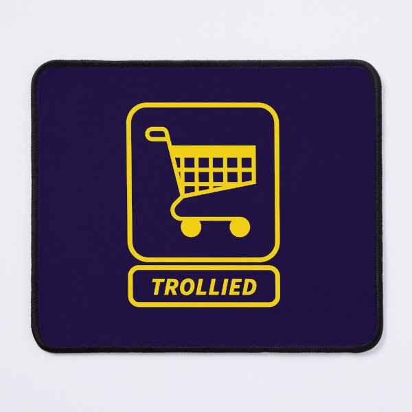 Item preview, Funny “Trollied” shopping trolley cartoon | Drunk humor pub party joke designed and sold by messy-nessie.