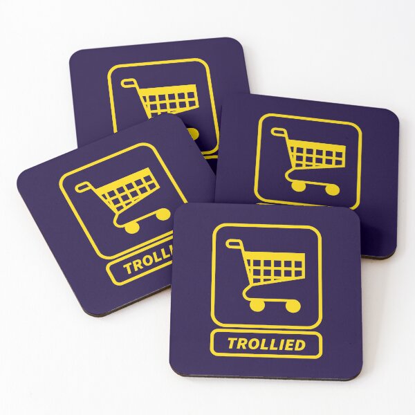 Item preview, Funny “Trollied” shopping trolley cartoon | Drunk humor pub party joke designed and sold by messy-nessie.