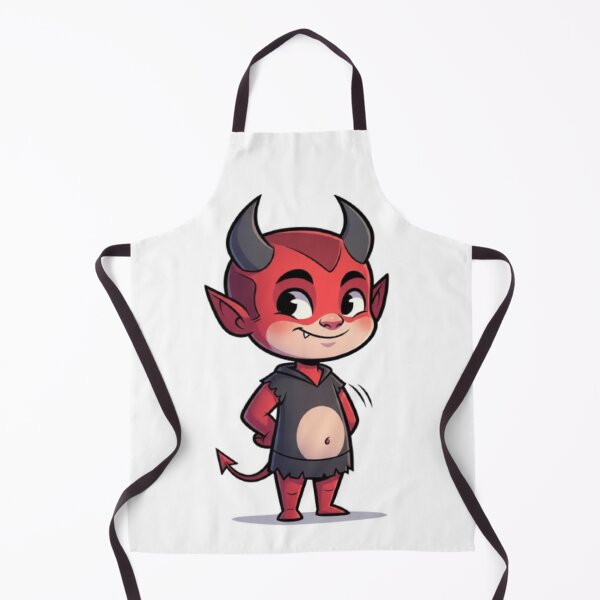 Item preview, Cute Little Devil – Kawaii Demon Cartoon Sticker designed and sold by Mojbin.