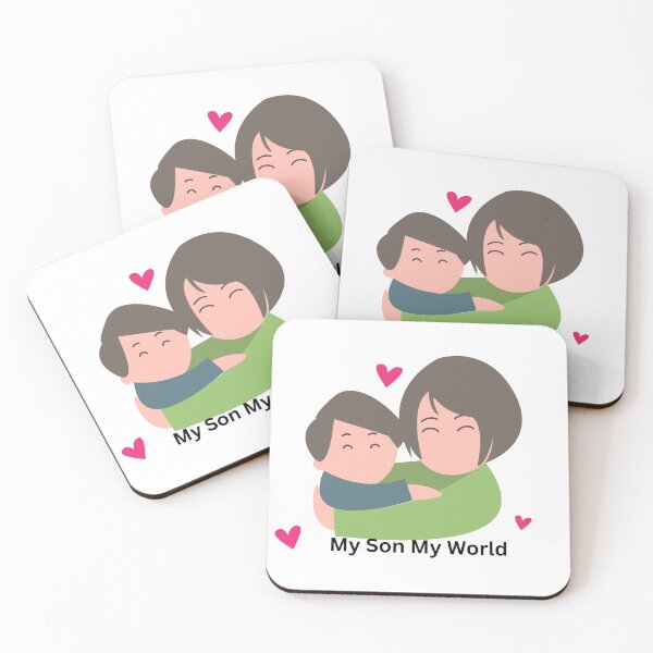 Item preview, My Son My World Cute Mom Love Design designed and sold by CozyMomDesigns.