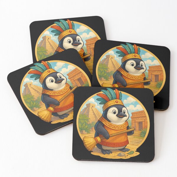 Item preview, Aztec Penguin designed and sold by Fort Galaxy.